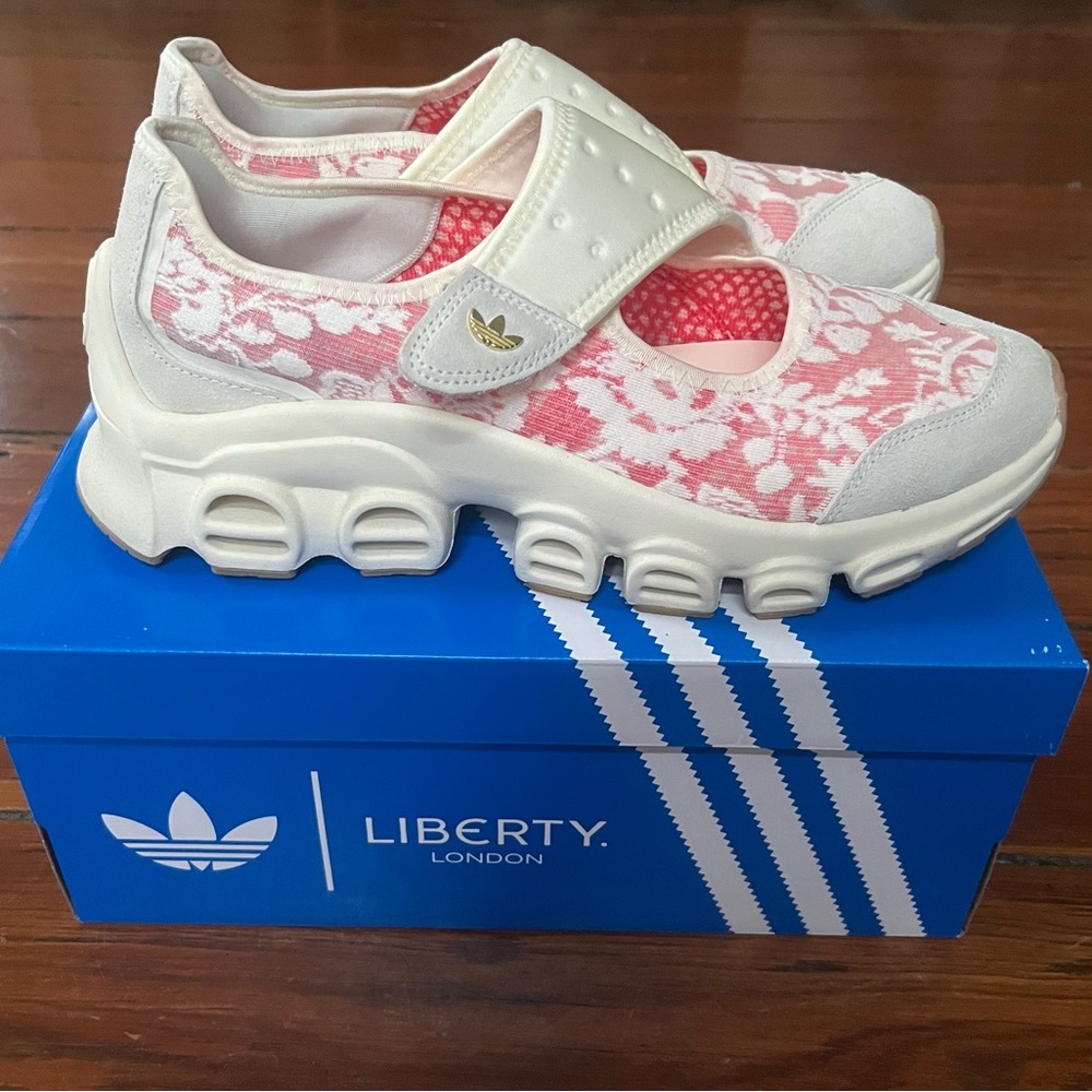 adidas Adifom Megajane x Liberty of London floral sneakers ballet mary jane 9.5